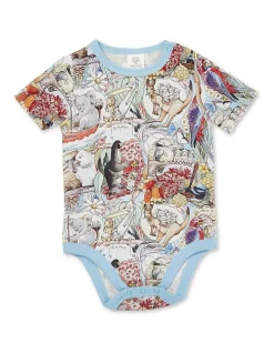 Best Sale 🌟 Walnut May Gibbs Sparrow Onesie In Multi 🌟