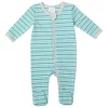 Top 10 ???? Marquise Boys Long Sleeve Striped Zipsuit In Blue ????