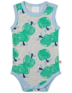 Best deal 🎁 Marquise Boys Green Apple Sleeveless Bodysuit In Multi 😉