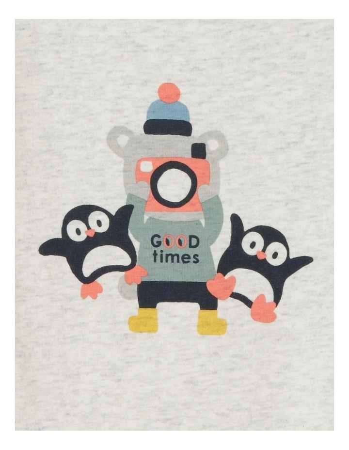 Discount π Jack & Milly Henry Long Sleeve Knit Bodysuit In Grey Marle π - Image 2