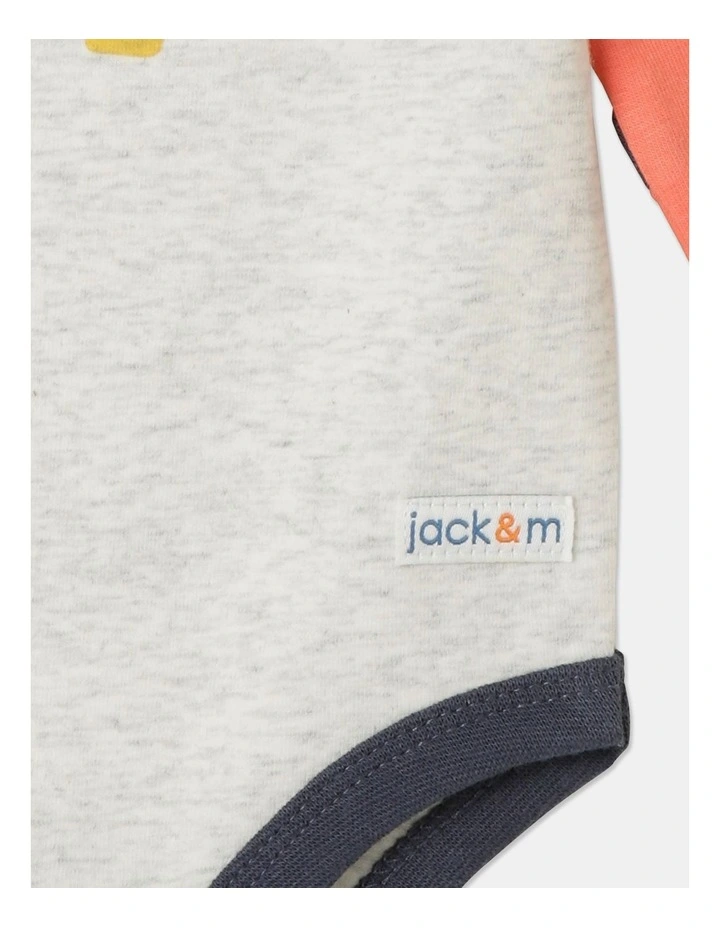 Discount π Jack & Milly Henry Long Sleeve Knit Bodysuit In Grey Marle π - Image 4