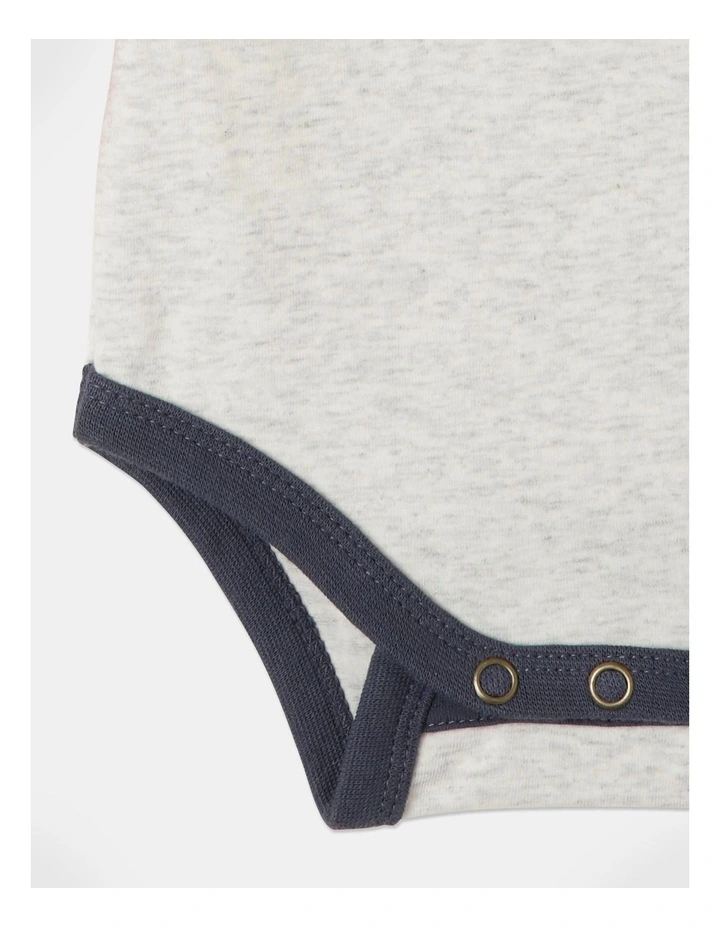 Discount π Jack & Milly Henry Long Sleeve Knit Bodysuit In Grey Marle π - Image 5