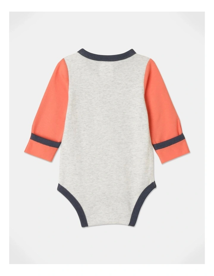 Discount π Jack & Milly Henry Long Sleeve Knit Bodysuit In Grey Marle π - Image 6