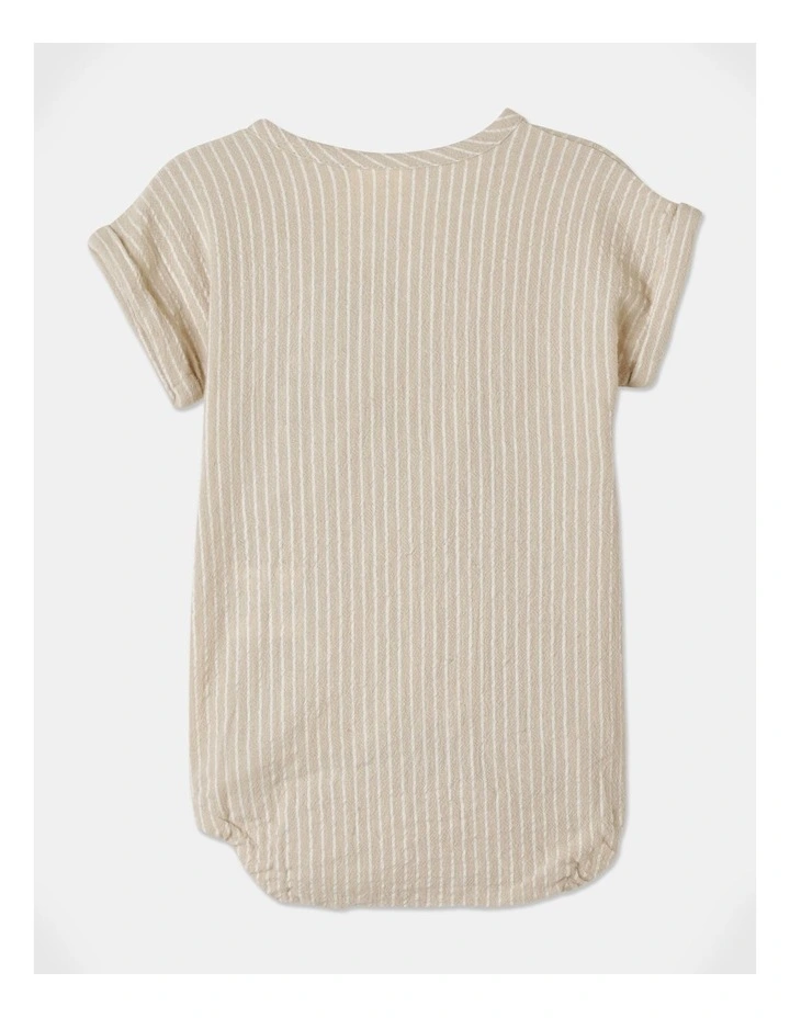 Wholesale π Jack & Milly Jasper Asymmetric Bodysuit In Tan π - Image 5