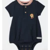 Top 10 ???? Jack & Milly Paddy Bodysuit With Patch Pocket In Navy ????