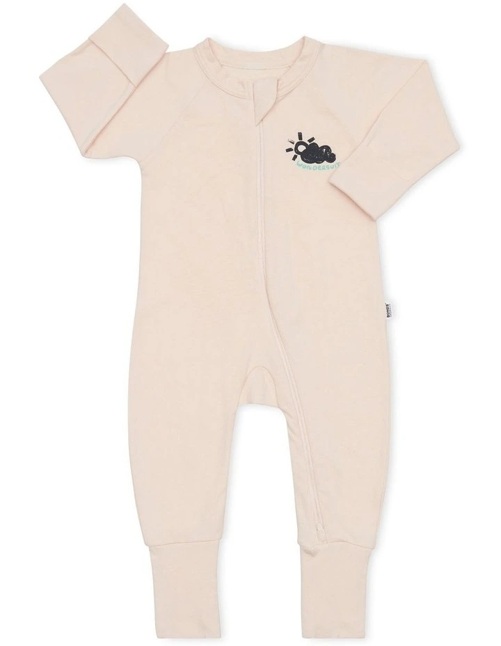 Hot Sale π₯° Bonds Organic Zip Wondersuit In Sunshine Beige π₯°