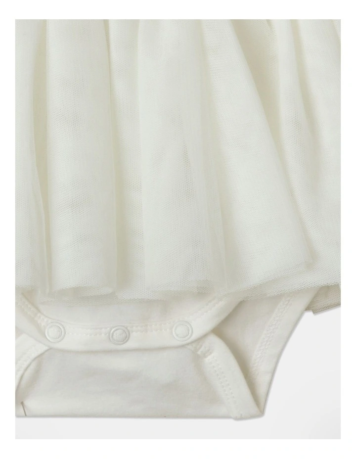 Promo π Origami Sky Double Ruffle Frill Bodysuit In White β€οΈ - Image 4