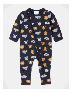 Top 10 🤩 Sprout Essentials Animal Faces Coverall In Navy 🌟