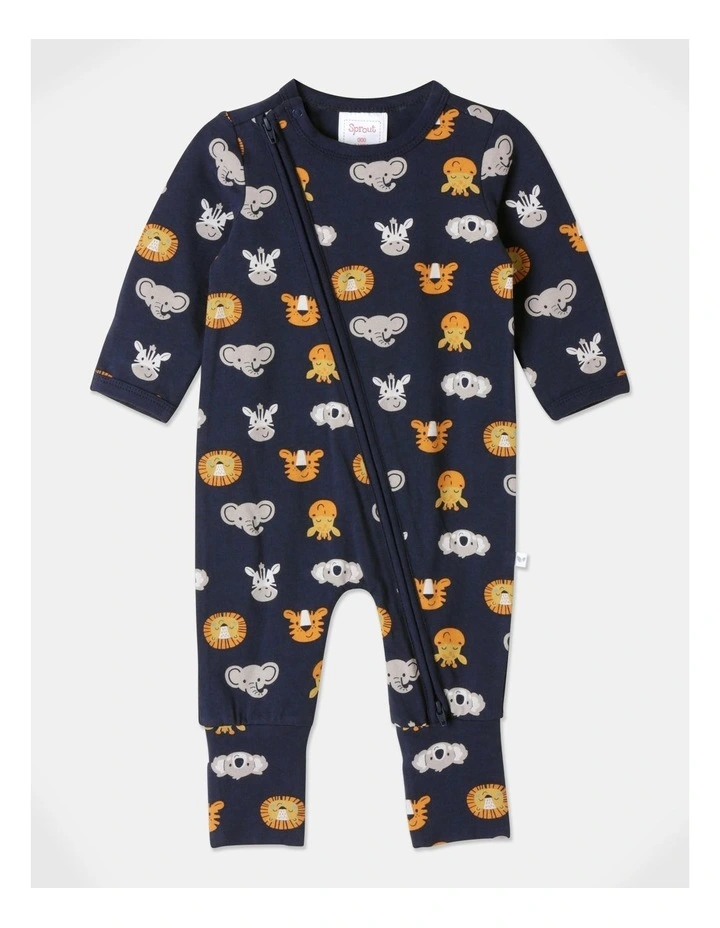 Top 10 π€© Sprout Essentials Animal Faces Coverall In Navy π