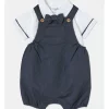 Coupon ???? Origami Daniel Overall Set In Navy ????