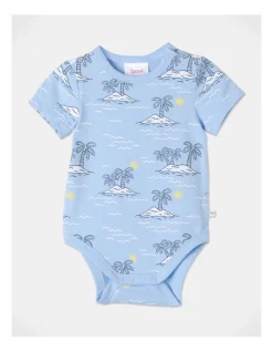 New ๐งจ Sprout Essential Island Bodysuit In Blue ๐