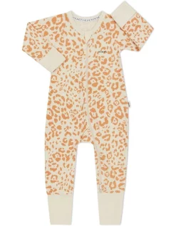 Outlet π Bonds Waffle Zip Wondersuit In Sesame Seed Beige π