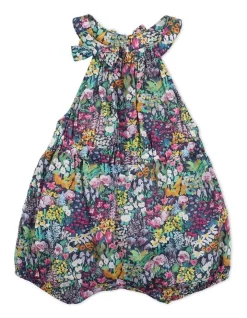 Promo 🧨 Bebe Liberty Lace Back Playsuit In Multi ⭐