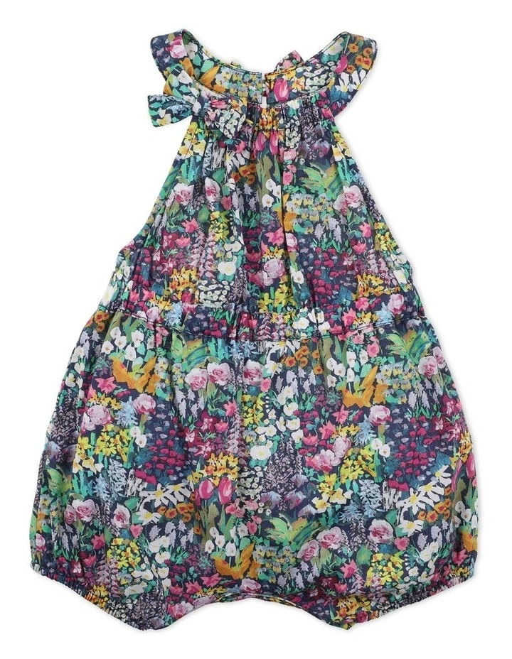 Promo 𧨠Bebe Liberty Lace Back Playsuit In Multi β