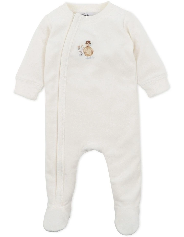 Best deal π Bebe Jesse Long Sleeve Zip Onesie In Cream π