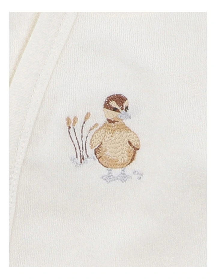 Best deal π Bebe Jesse Long Sleeve Zip Onesie In Cream π - Image 3