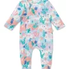 Best reviews of ???? Little Green & Co Jersey Footless Onesie In Coral Garden ????