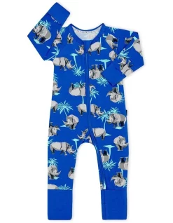 Top 10 βοΈ Bonds Zip Wondersuit In Rhinos Blue Print π€©