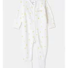 Budget ???? Bonds Poodlette Brushed Spot Zip Wondersuit In White/Lemon ????