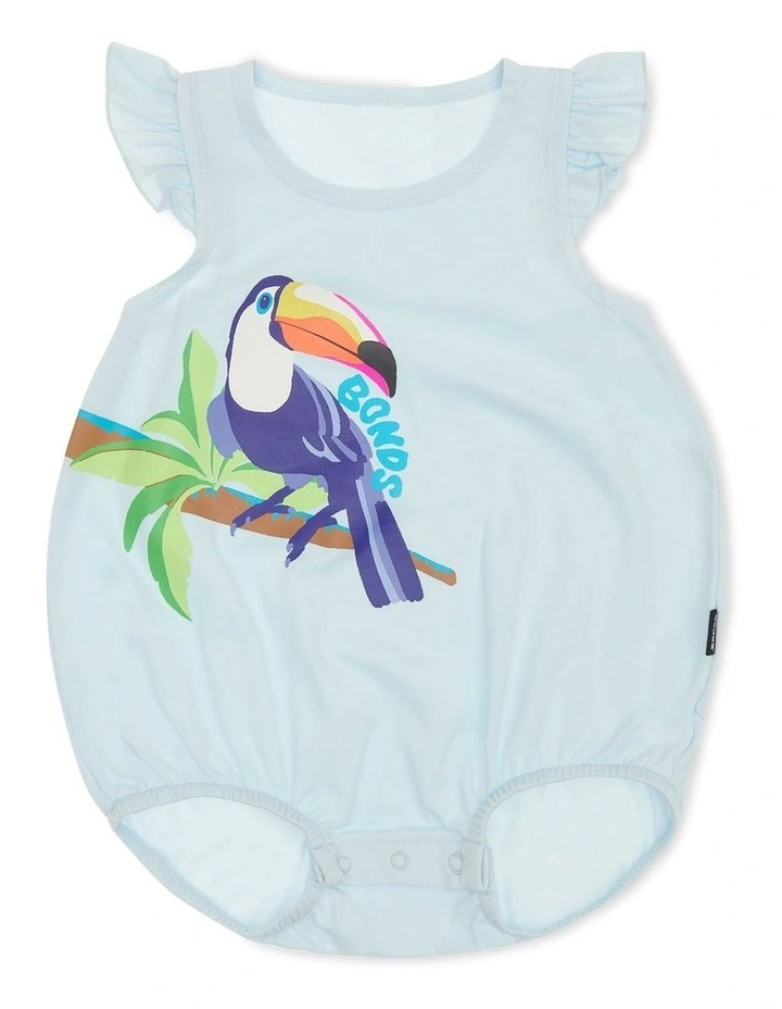 Cheapest π Bonds Frill Bubblesuit In Toucan Blue βοΈ