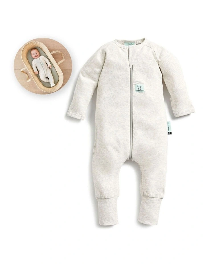 Best Sale π ErgoPouch Layers Long Sleeve Baby Organic Cotton TOG 0.2 Size 0-3 Months Grey Marle π₯ - Image 2