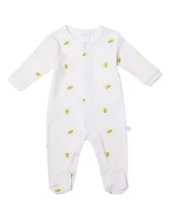 Promo 🌟 Marquise Sunshine Long Sleeved Studsuit In White ✔️