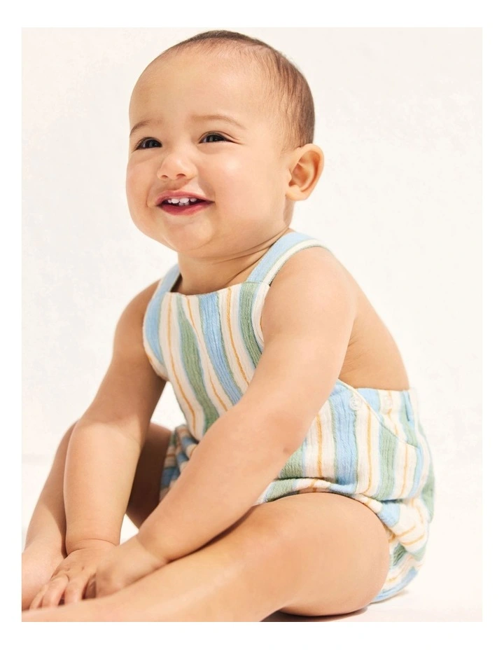 Cheap π€© Seed Heritage Stripe Romper In Multi 𧨠- Image 3