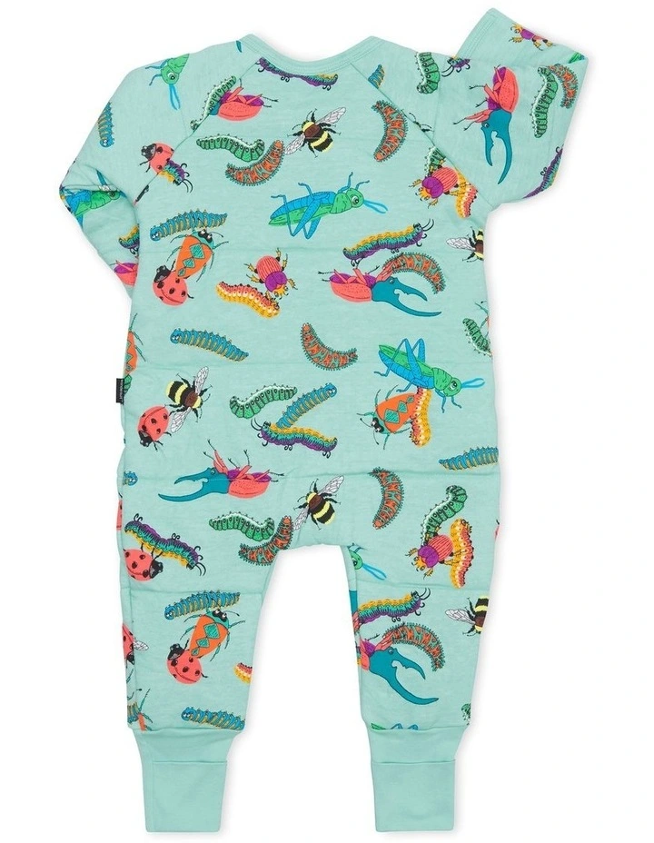 Outlet π₯° Bonds Padded Zip Wondersuit Print In Mint Green βοΈ - Image 2