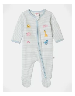 Coupon ✔️ Sprout Essential Safari Animals Coverall 2 Piece Set In White ???? -Jack & Milly shop unnamed file 54