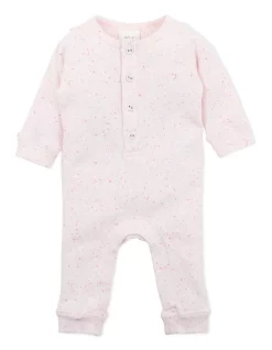 Best deal โจ Bebe Henley Long Sleeve Romper In Pink โค๏ธ