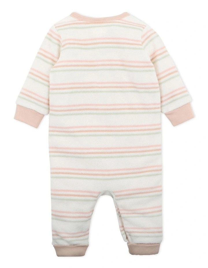 Stripe Terry Long Sleeve Romper In Multi Coupon ❤️ Bebe Stripe Terry Long Sleeve Romper In Multi ???? -Jack & Milly shop unnamed file 570