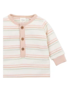 Coupon ❤️ Bebe Stripe Terry Long Sleeve Romper In Multi ???? 2 Coupon ❤️ Bebe Stripe Terry Long Sleeve Romper In Multi ???? -Jack & Milly shop unnamed file 571