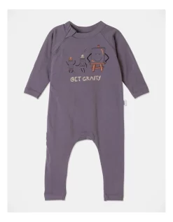 Outlet 🔔 Bonds Organics Zippy Coveralls In Plum ⌛