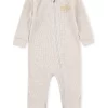 Budget ???? Nike Neutral E1D1 Rib Footed Coverall In Pale Ivory Heather ????