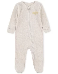 Budget 💯 Nike Neutral E1D1 Rib Footed Coverall In Pale Ivory Heather 😀