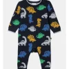 Best deal ???? Sprout Knit Intarsia Dino Coverall Navy ????