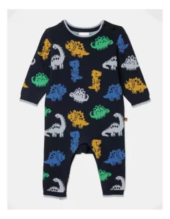 Best deal ๐ฏ Sprout Knit Intarsia Dino Coverall Navy ๐