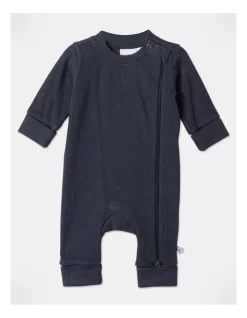 Brand new ๐ Jack & Milly Pip Organic Zip Thru Coverall Navy ๐ฏ