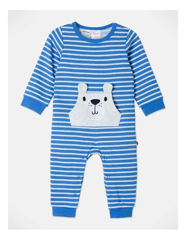 Brand new π Sprout Bear Coverall In Blue π₯