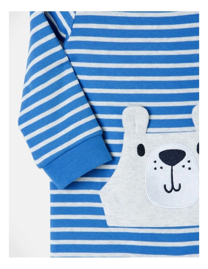 Brand new π Sprout Bear Coverall In Blue π₯ - Image 4