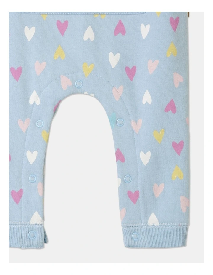 Best Pirce β Sprout Hearts Fleece Coverall In Lilac π - Image 5