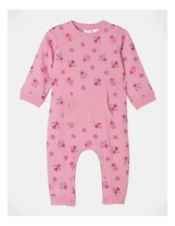 Wholesale ✔️ Sprout Ladybug And Kanga Coverall In Pink 😀