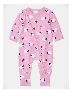 Best Pirce ๐ Sprout Essentials Sheep Coverall In Pink ๐