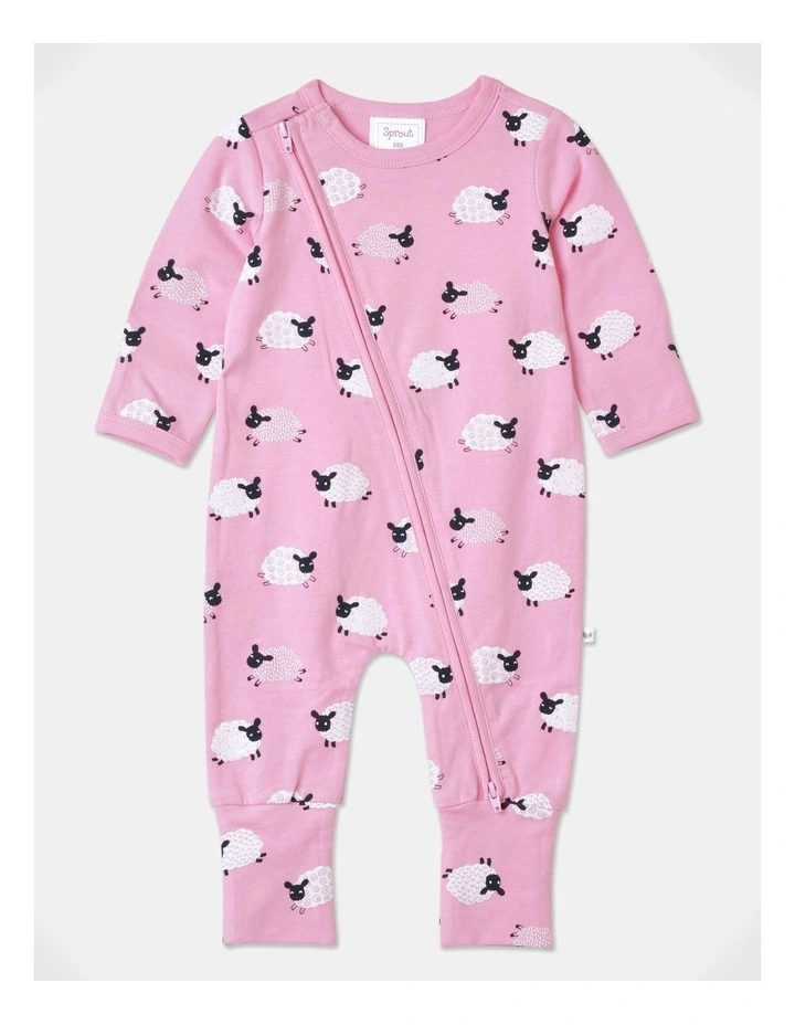 Best Pirce π Sprout Essentials Sheep Coverall In Pink π