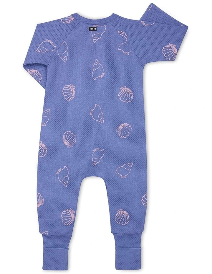 Flash Sale π Bonds Wondercool Eyelet Zip Wondersuit In Purple Print β - Image 2