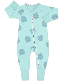 Promo ✨ Bonds Wondercool Zip Wondersuit Abundant Apples In Green 😀