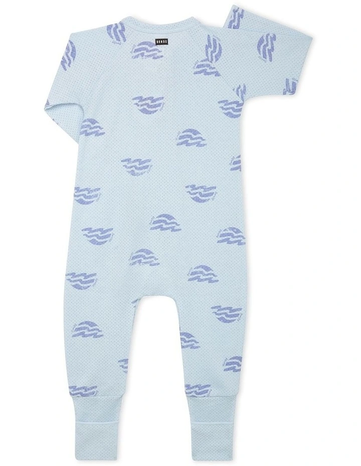 Outlet π Bonds Eyelet Zip Wondersuit In Seaside Waves Print π - Image 2