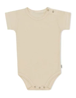 Wholesale 🎁 Bonds Waffle Tee Body Suit In Sesame Seed ✨