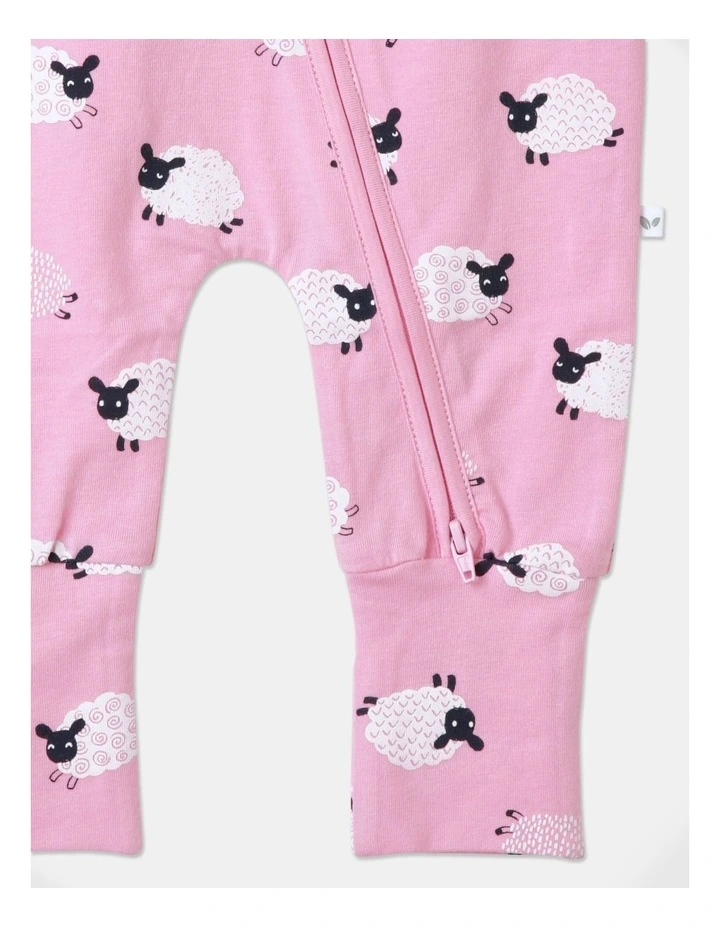Best Pirce π Sprout Essentials Sheep Coverall In Pink π - Image 5