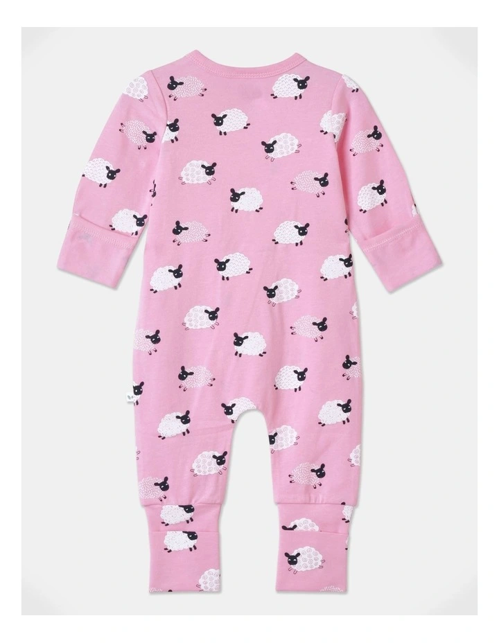 Best Pirce π Sprout Essentials Sheep Coverall In Pink π - Image 6